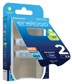 Baterie nabíjecí Panasonic Eneloop AA, HR06, 2000mAh, Ni-MH, blistr 2ks 

 obrázek produktu 3 z 4