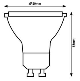 Chytrá žárovka Rabalux SMART SMD LED, GU10, 5W, 400lm, RGB 

 obrázek produktu 2 z 2