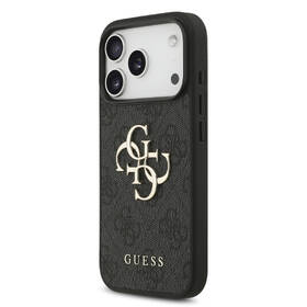 Kryt na mobil Guess PU 4G Metal Logo Strap na Apple iPhone 17 Pro černý

 obrázek produktu 1 z 7