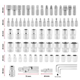 Sada gola klíčů Einhell E-Case (92 ks) 49370514 

 obrázek produktu 3 z 6