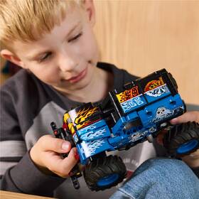 Stavebnice LEGO® Technic 42219 Monster Jam™ Grave Digger™ Oheň a led 

 obrázek produktu 3 z 8