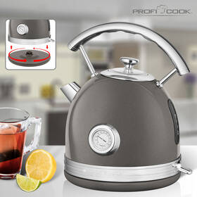 Rychlovarná konvice Profi Cook WKS 1192, antracit, 1,7 l 

 obrázek produktu 2 z 4