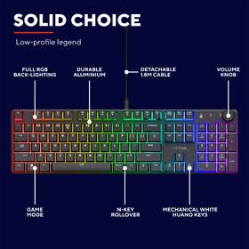 Klávesnice Trust GXT 866 Torix, US layout černá

 obrázek produktu 12 z 20