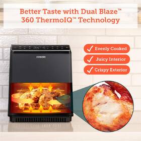 Fritéza horkovzdušná COSORI Dual Blaze Smart 6,4 l černá

 obrázek produktu 10 z 11