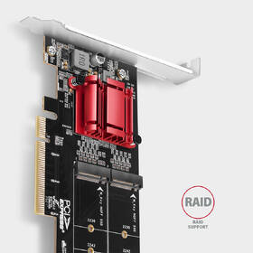 Řadič Axagon PCEM2-ND - 2x M.2 NVMe M-key slot 

 obrázek produktu 4 z 6