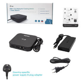 Dokovací stanice i-tec USB-C Dual Display, PD100 W + Universal Charger 100W černá

 obrázek produktu 4 z 8
