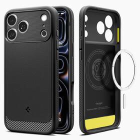 Kryt na mobil Spigen Rugged Armor MagSafe na Apple iPhone 18 Pro / 17 Pro černý

 obrázek produktu 1 z 7