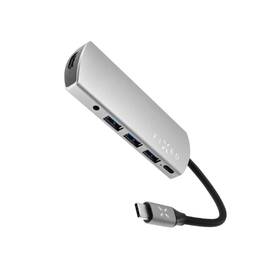 USB Hub FIXED Hliníkový HUB 6IN1 s rozhraním USB-C stříbrný

 obrázek produktu 1 z 6