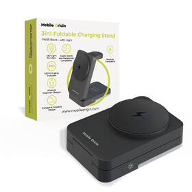 Bezdrátová nabíječka Mobile Origin 3in1 Foldable Charging Stand with light, PW28 černá

 obrázek produktu 11 z 19