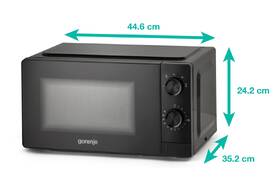 Mikrovlnná trouba Gorenje MO20CE1B5 černá

 obrázek produktu 8 z 9