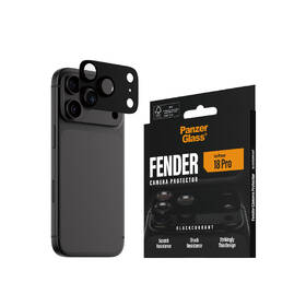 Tvrzené sklo PanzerGlass FENDER na Apple iPhone 18 Pro ,ochranný hliníkový prvek fotoaparátu černé

 obrázek produktu 2 z 6