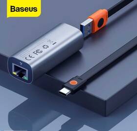 Síťová karta Baseus Steel Cannon USB, USB-C/RJ45 šedá

 obrázek produktu 4 z 7