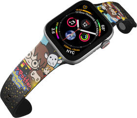 Řemínek Harry Potter na Apple Watch 42/44/45/49 mm - motiv a Kámen mudrců charms, černý 

 obrázek produktu 3 z 3
