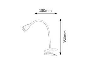 Stolní LED lampička Rabalux Jeff 4197 černá

 obrázek produktu 3 z 4