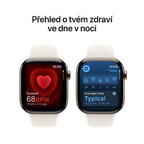 Chytré hodinky Apple GPS + Cellular 46mm pouzdro ze zlatého titanu - hvězdně bílý sportovní řemínek - S/M 

 obrázek produktu 4 z 8