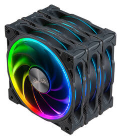 Ventilátor AKASA SOHO AR, 120 mm, ARGB, PWM, 3 ks černý

 obrázek produktu 2 z 5