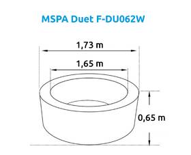 Vířivka MSpa Duet F-DU062W 
