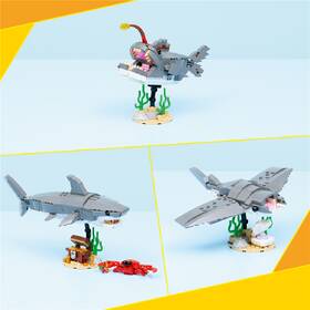 Stavebnice LEGO® Creator 3 v 1 31381 Divoký žralok a truhla s pokladem 

 obrázek produktu 4 z 8