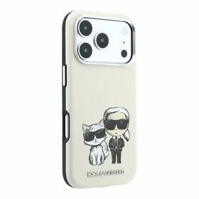 Kryt na mobil Karl Lagerfeld PU Semi Wrap Smooth Sketch Bodies Magsafe na Apple iPhone 18 Pro béžový

 obrázek produktu 4 z 6