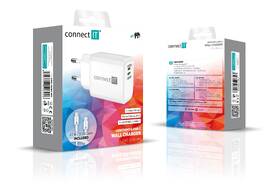 Nabíječka do sítě Connect IT 1x Lightning + 1×USB-C, 20W + kabel Lightning/USB-C bílá

 obrázek produktu 6 z 6