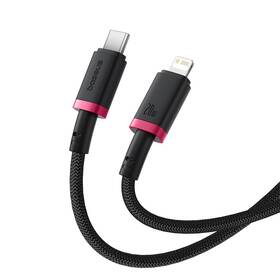 Kabel Baseus Dura USB-C/Lightning, 20W, 2m černý/červený

 obrázek produktu 3 z 16