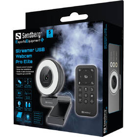 Webkamera Sandberg Streamer USB Pro Elite černá

 obrázek produktu 10 z 10