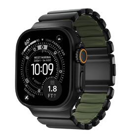 Řemínek NOMAD Stratos FKM na Apple Watch 45/46/49mm, titanový černý/zelený

 obrázek produktu 1 z 12