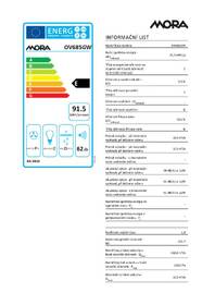 Odsavač par Mora OV 685 GW bílý/sklo

 obrázek produktu 1 z 4