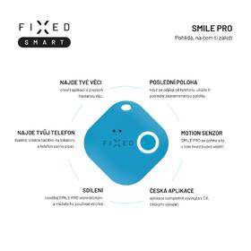 Klíčenka FIXED Smile PRO modrá

 obrázek produktu 5 z 14