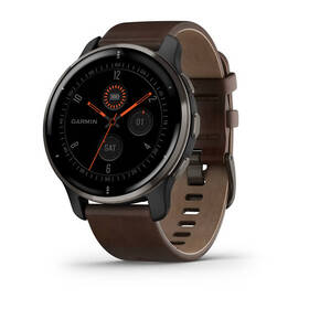 Chytré hodinky Garmin Venu 2 Plus - Slate/ Brown Leather Band 

 obrázek produktu 2 z 6