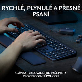 Klávesnice Logitech MX Keys S, US layout - grafitová 

 obrázek produktu 5 z 10