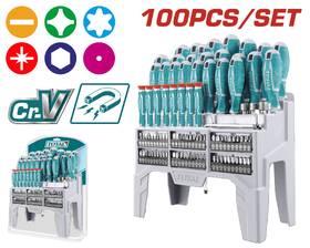 Sada šroubováků Total tools THT2506100 (100ks) 

 obrázek produktu 2 z 2