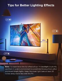 LED světlo Govee Smart LED podsvícení pro TV 55-65 

 obrázek produktu 5 z 6