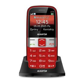 Mobilní telefon Aligator A775 Senior červený

 obrázek produktu 3 z 9