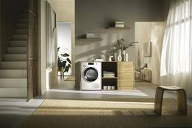 Set výrobků Miele WWD 380 WCS + TWD 640 WP bílá barva
