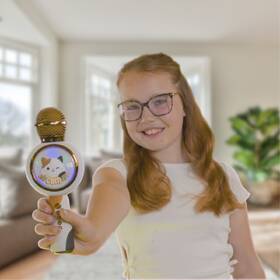 Karaoke mikrofon Lazerbuilt Squishmallows Cam bílý/hnědý

 obrázek produktu 9 z 9