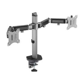 Držák White Shark AMENHOTEP II, pro 2 monitory, polohovatelný, pro úhlopříčky 17" - 32", max. nosnost 18 kg šedý

 obrázek produktu 1 z 6