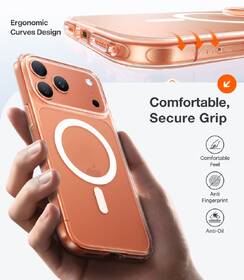 Kryt na mobil Torras Guardian Magnetic na Apple iPhone 17 Pro Max průhledný

 obrázek produktu 3 z 7
