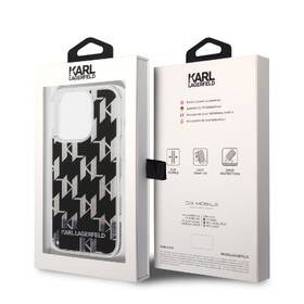 Kryt na mobil Karl Lagerfeld Monogram Liquid Glitter na Apple iPhone 14 Pro černý

 obrázek produktu 3 z 3