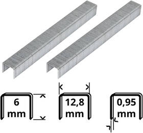 Sponky do sponkovačky Güde 6 mm KN 14 

 obrázek produktu 1 z 1