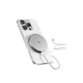 Bezdrátová nabíječka Epico UltraBase Qi2 Mag+ stříbrná

 obrázek produktu 3 z 4