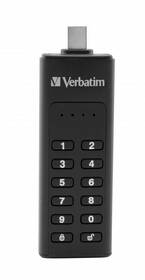 USB Flash Verbatim Keypad Secure, 128GB USB-C černý

 obrázek produktu 4 z 9