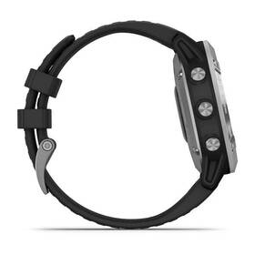 Chytré hodinky Garmin fenix6 Solar - Silver/Black Band 

 obrázek produktu 5 z 5