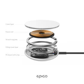 Bezdrátová nabíječka Epico s Magsafe, 15 W šedá

 obrázek produktu 5 z 8