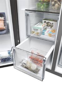 Americká lednice Haier HSW79F18CIMM nerez

