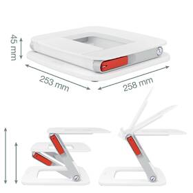 Podstavec pro notebooky Leitz Ergo pro 13" až 15" bílý

 obrázek produktu 4 z 10