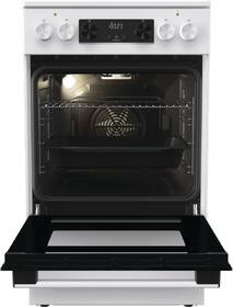 Sklokeramický sporák Gorenje GEC5C61WG bílá barva
