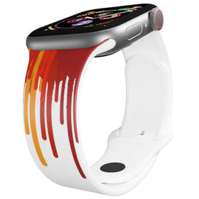 Řemínek Mi-Band na Apple Watch 38/40/41 mm - motiv Barvy podzimu, bílý 

 obrázek produktu 2 z 3