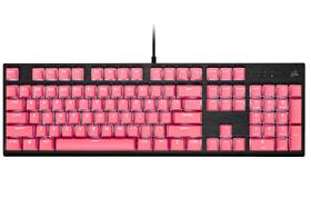 Klávesy Corsair PBT DOUBLE-SHOT PRO Keycap Mod Kit - 104-Key, NA Layout, TBD Pink 
