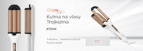 Kulma vlnkovač Concept KT2140 GLAM Style bílá/rose gold

 obrázek produktu 8 z 14